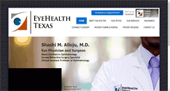 Desktop Screenshot of eyehealthtexas.com